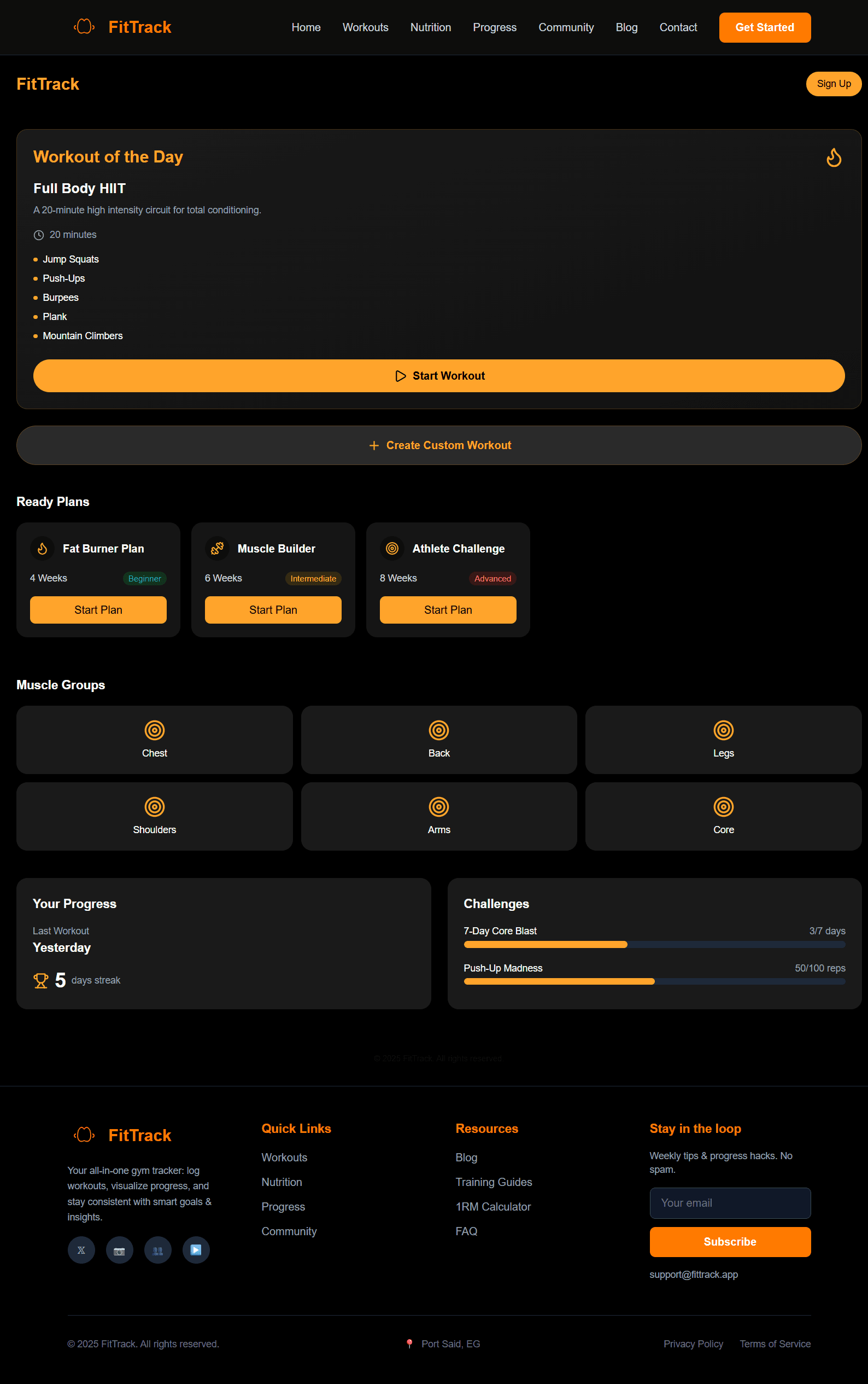 FitTrack (Gym Tracker) preview 2