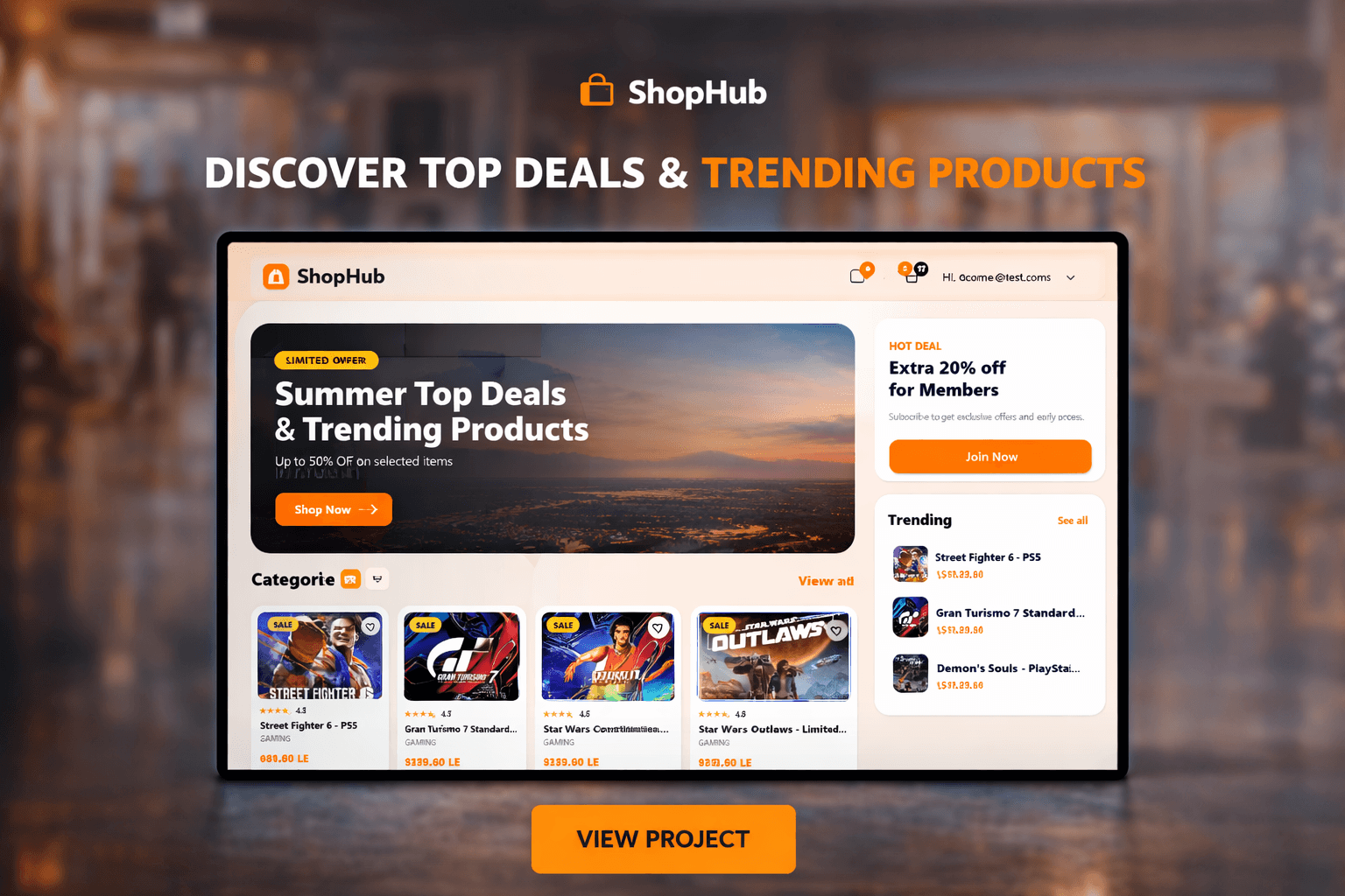 E-Commerce Full Stack Application