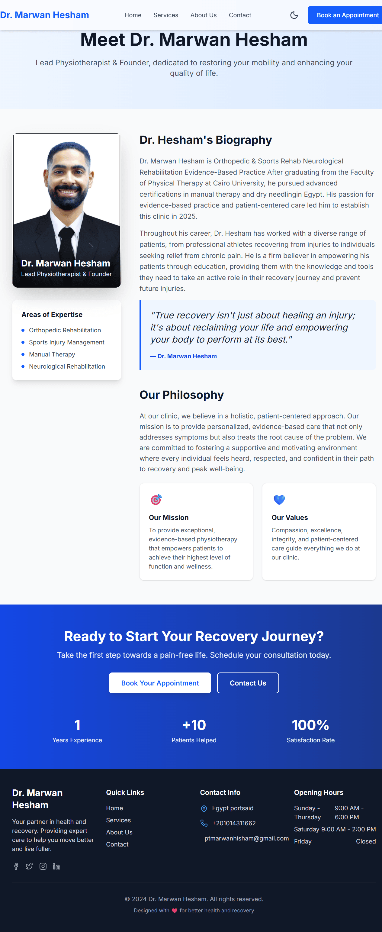 Physio Therapy Web preview 2