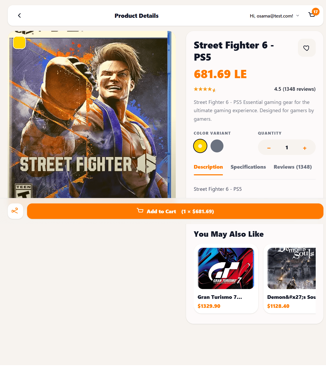 E-Commerce Full Stack Application preview 2